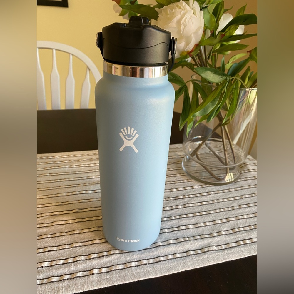 Light Blue HydroFlask 40 oz